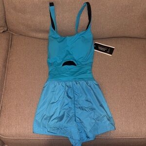 Aqua Blue One-Piece Romper